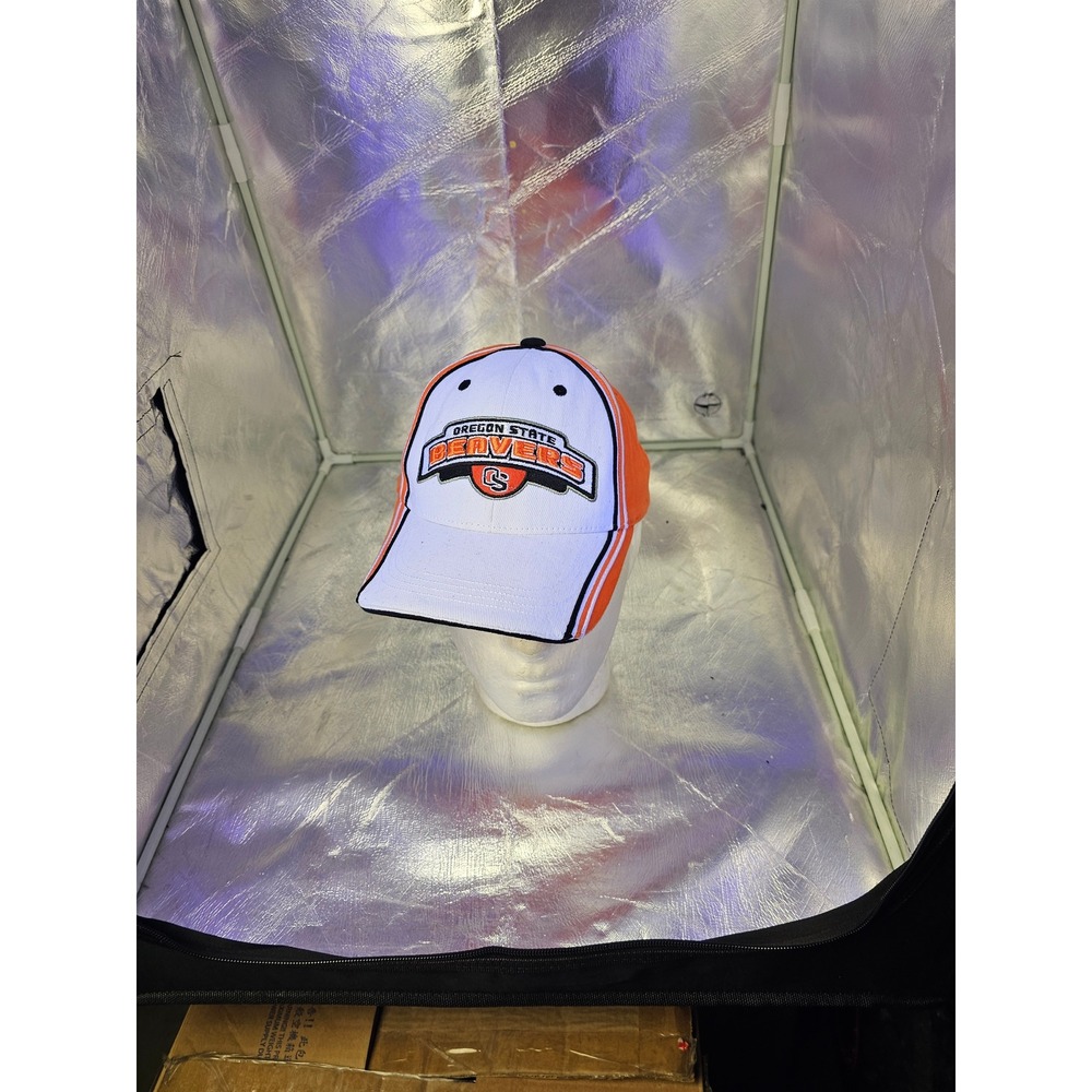Oregon State Beavers Captivating Headgear Hat Orange White Adjustable Cap